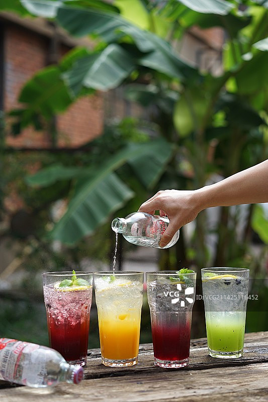 气泡水图片素材