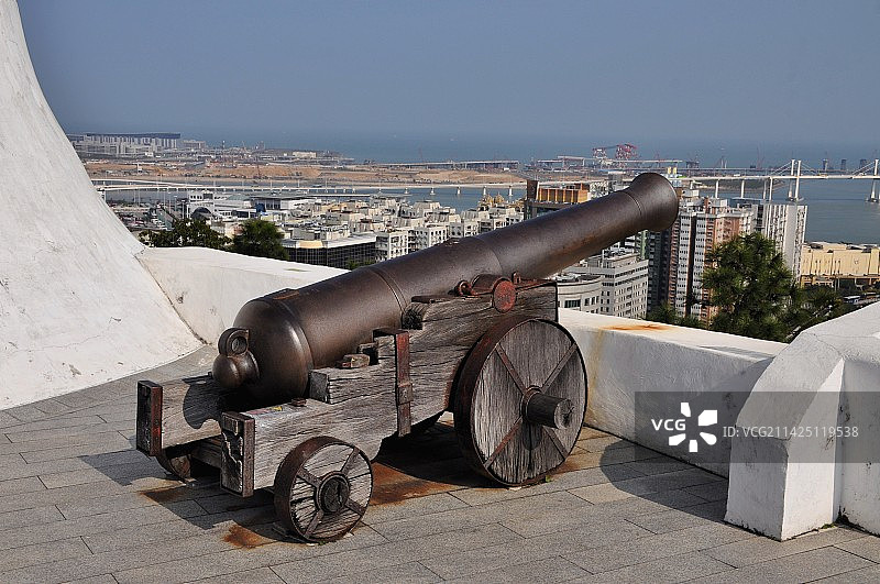 澳门东望洋炮台图片素材