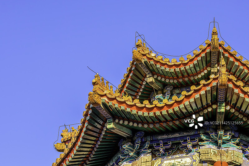 颐和园画中游斗拱图片素材