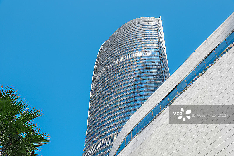 厦门双子塔图片素材