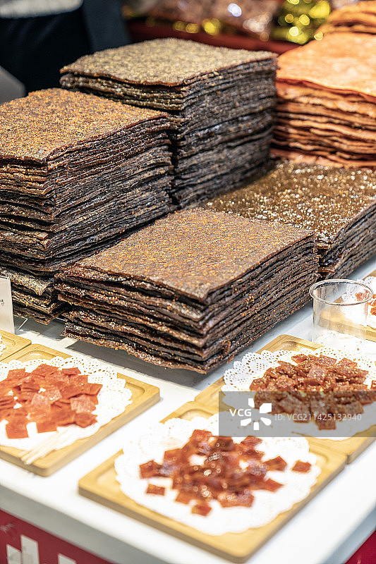 重庆传统美食手工肉脯图片素材