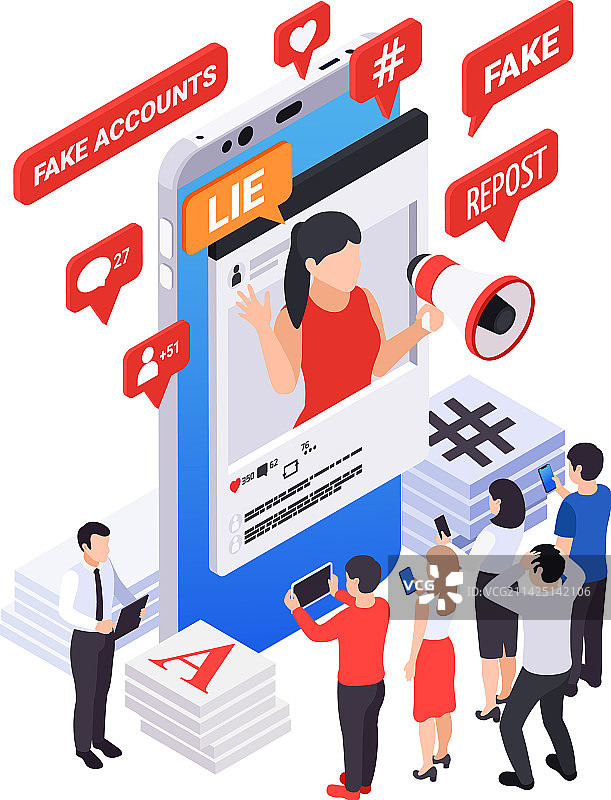 虚假新闻宣传拼贴图片素材