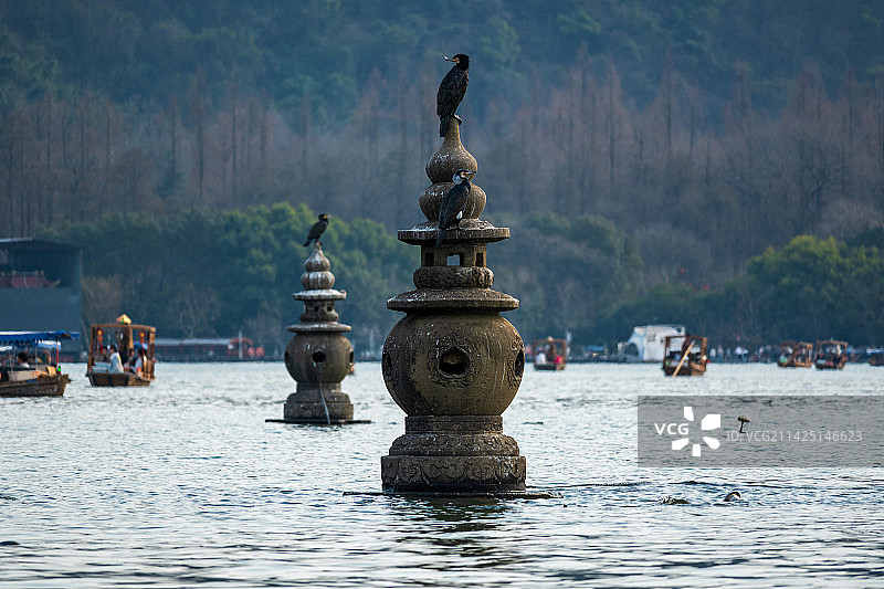West Lake 西湖三潭印月图片素材