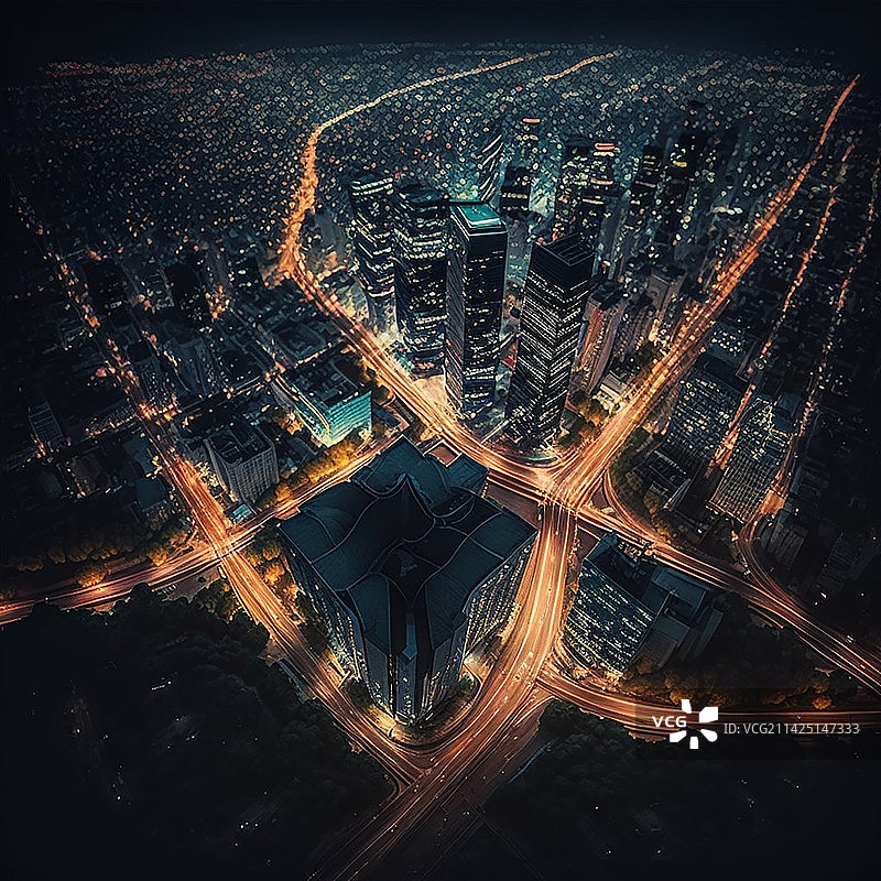 城市之夜图片素材