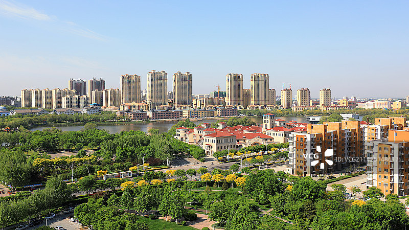 河北滦南城市风光图片素材