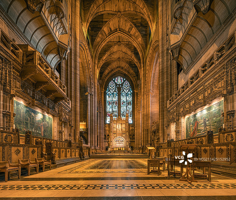 英国利物浦大教堂基督教图片素材