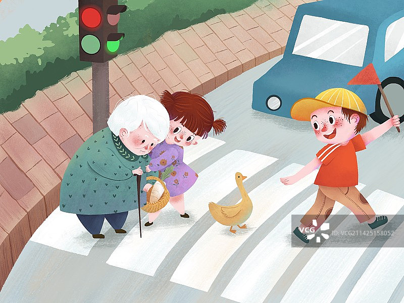 遵守交通规则图片素材