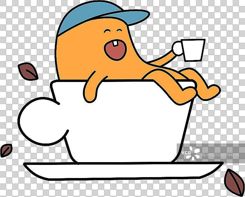 卡通黄豆豆浆图片素材