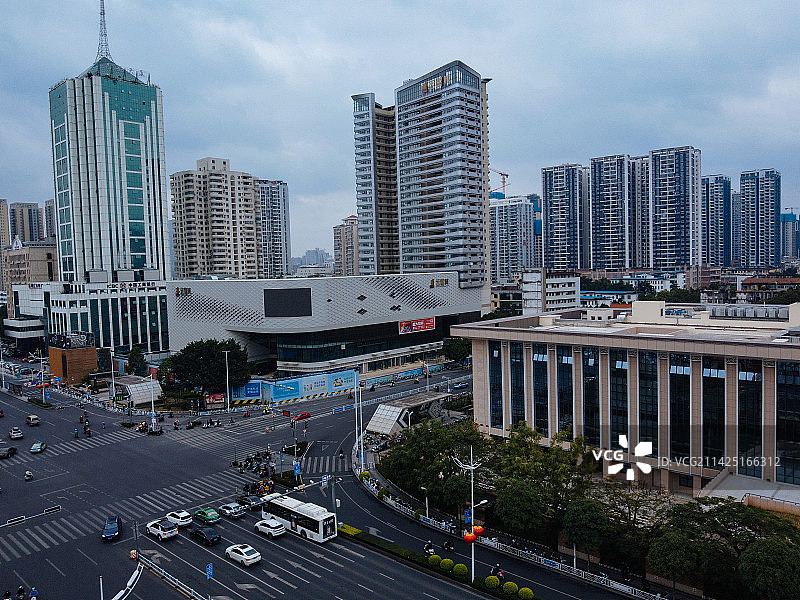 南宁 民族广场 民族大道 自治区博物馆 民族宫 广西科技馆图片素材