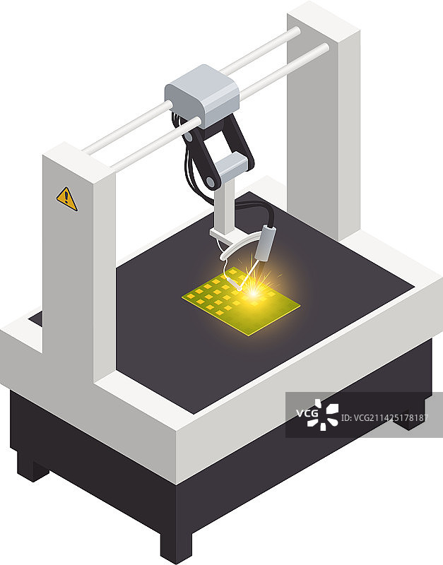 半导体芯片设施构成图片素材