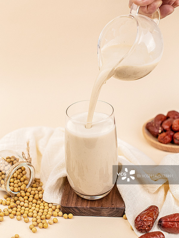 红枣豆浆图片素材