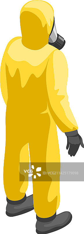 有毒生物危害防护服组合图片素材