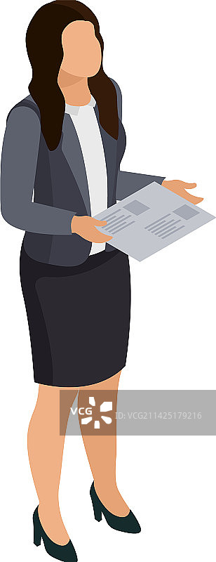 办公室女人文件排版图片素材