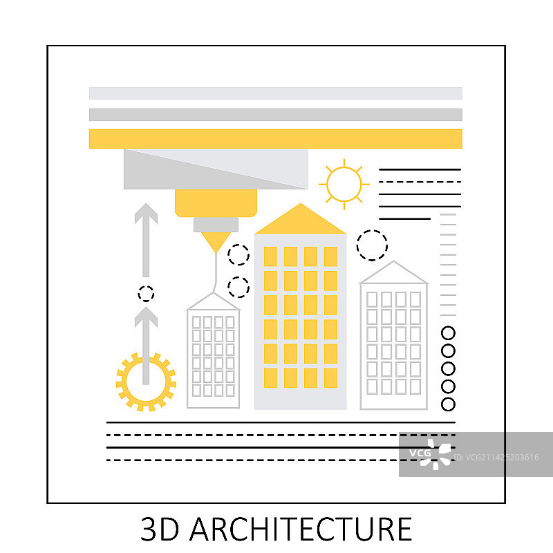 3D建筑规划图片素材