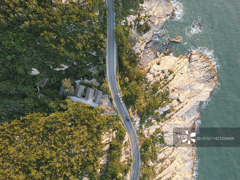 青岛崂山流清河图片素材