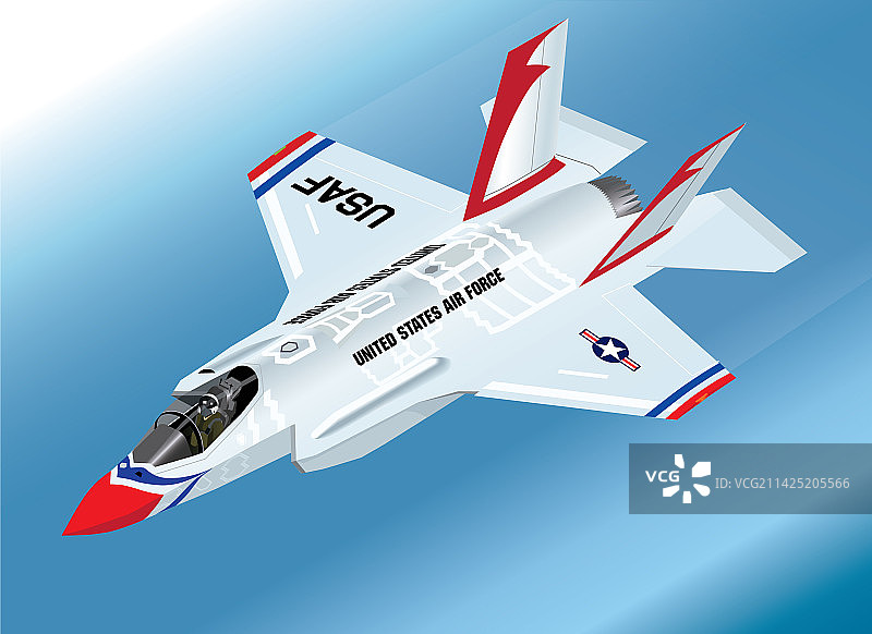 雷鸟飞行表演队F-35闪电II战斗机图片素材