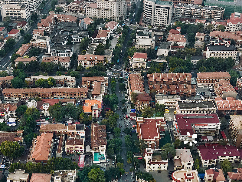 俯瞰天津市意大利风情旅游区图片素材
