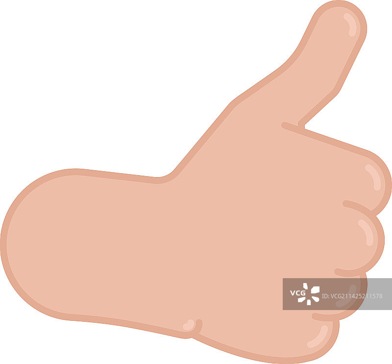 彩色手势图标图片素材