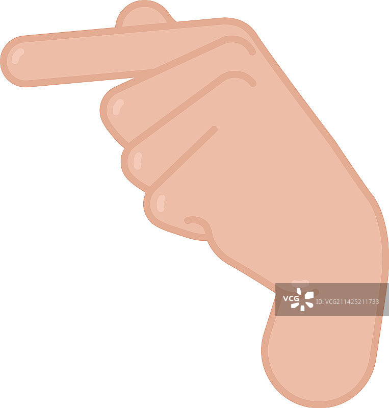 彩色手势图标图片素材