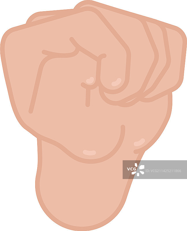 彩色手势图标图片素材