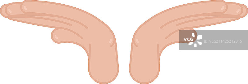 彩色手势图标图片素材