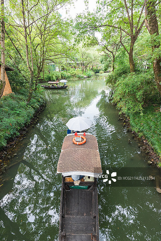 中国浙江杭州西溪湿地风光图片素材