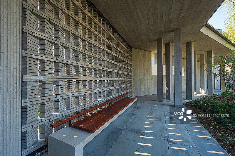 中国浙江杭州国家版本馆风光图片素材