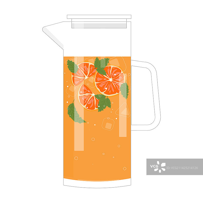 柠檬薄荷饮品图片素材