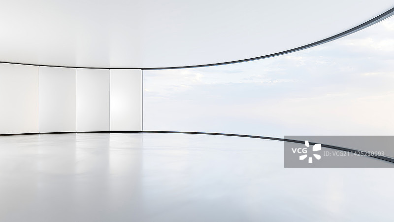 明亮的室内空间图片素材