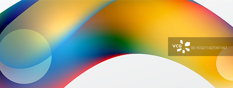 流体抽象背景圆形和圆形图片素材