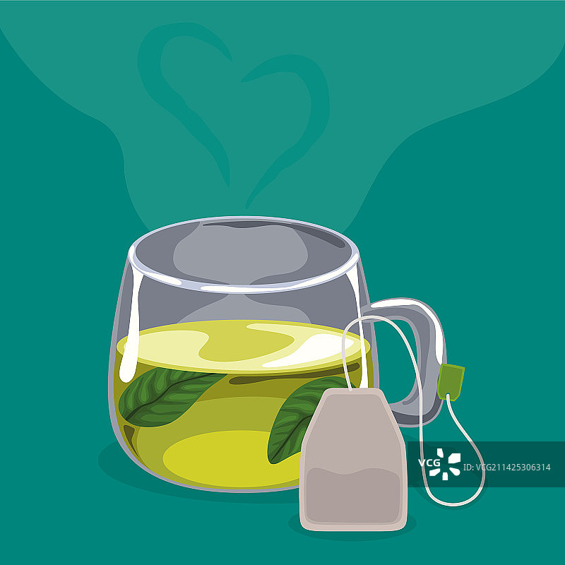 杯中草药茶饮品图片素材