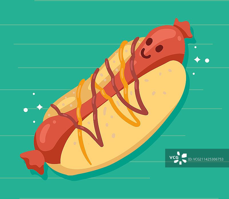 美味热狗快餐图片素材