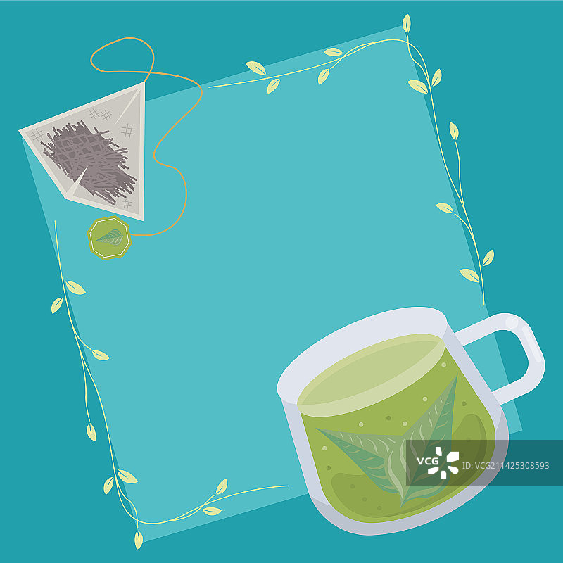 茶包和茶杯图片素材
