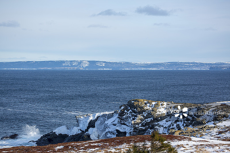 纽芬兰绿点灯塔图片素材