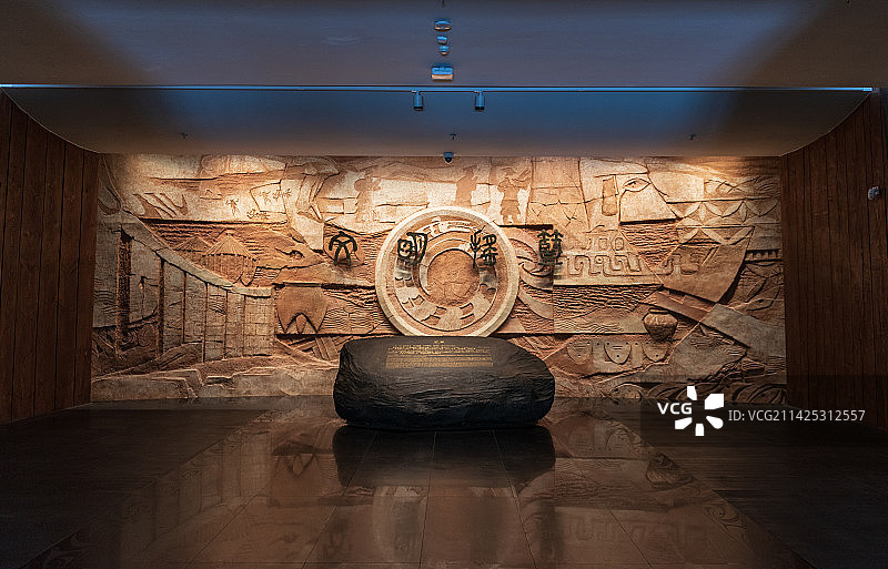 山西博物院里的文物图片素材