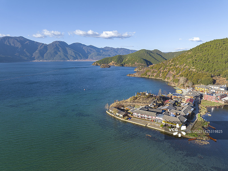 泸沽湖图片素材