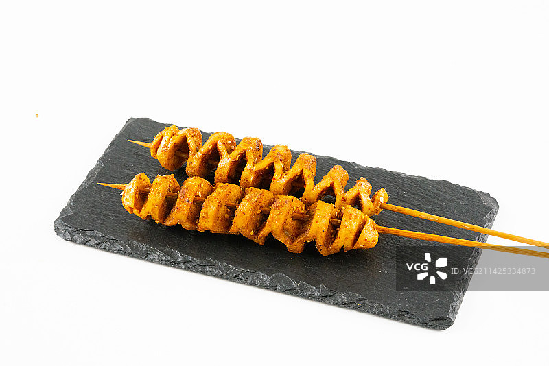 面筋烤串图片素材