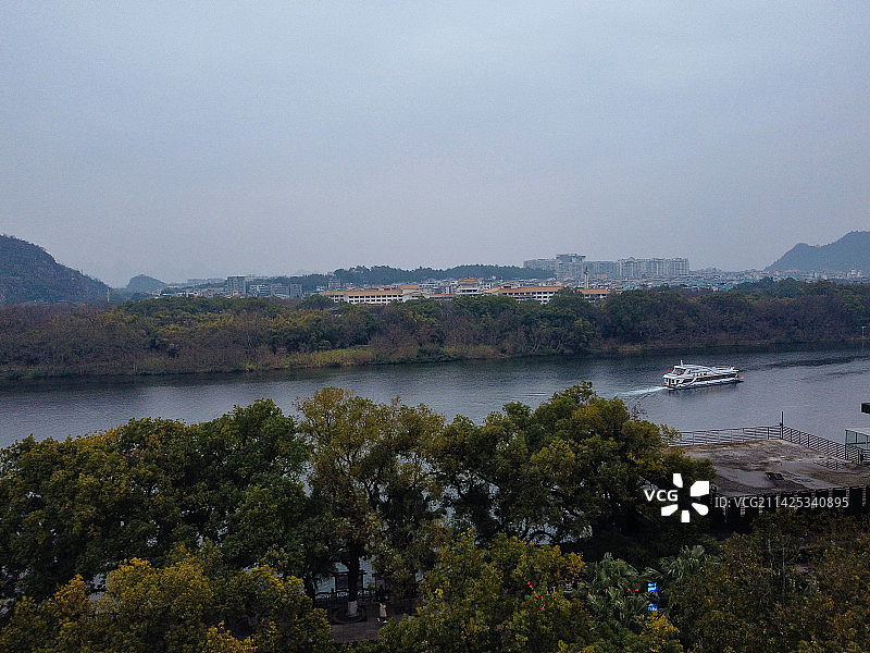 桂林 日月双塔 大瀑布饭店 凯撒大楼 象鼻山 象山区 漓江 象道  两江四湖 榕湖图片素材