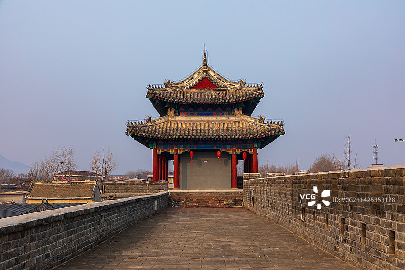 河南省许昌襄城县明清古城门图片素材