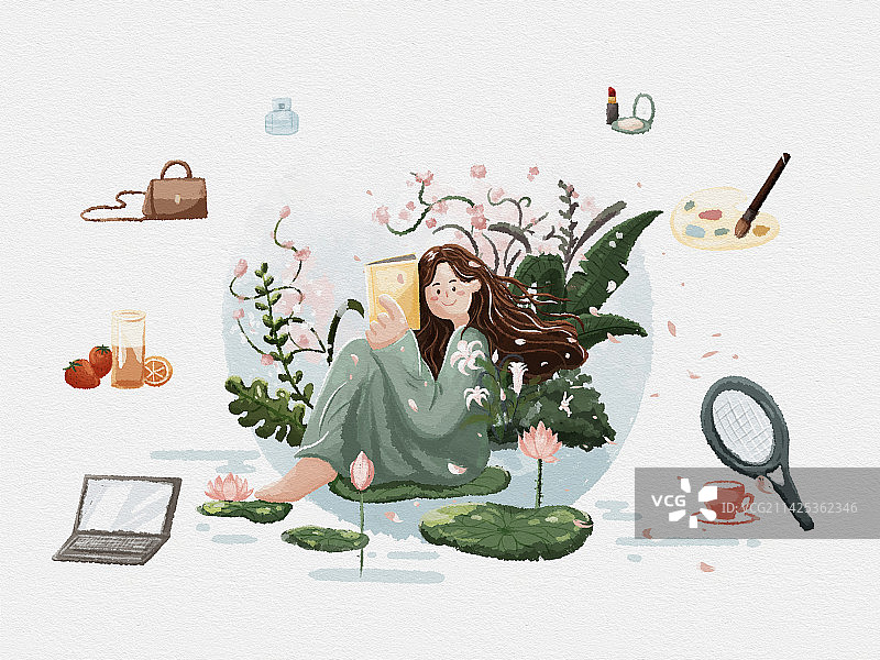 做自己的女神图片素材