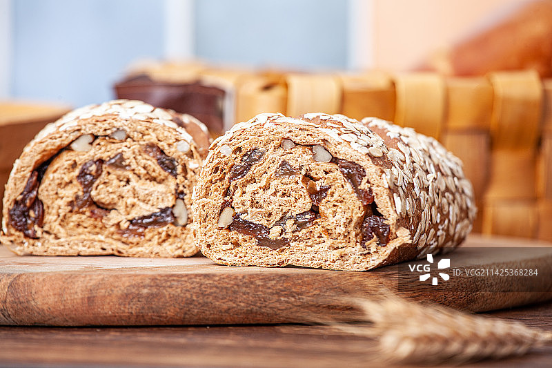 燕麦大列巴图片素材