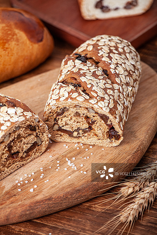 燕麦大列巴图片素材