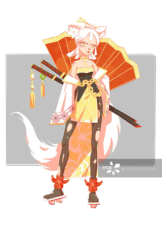 和服少女图片素材