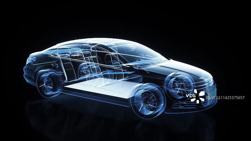 3D新能源充电汽车图片素材