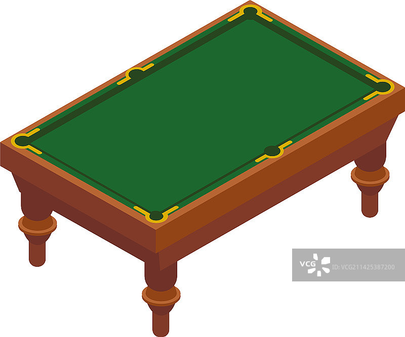 台球桌等距组合图片素材