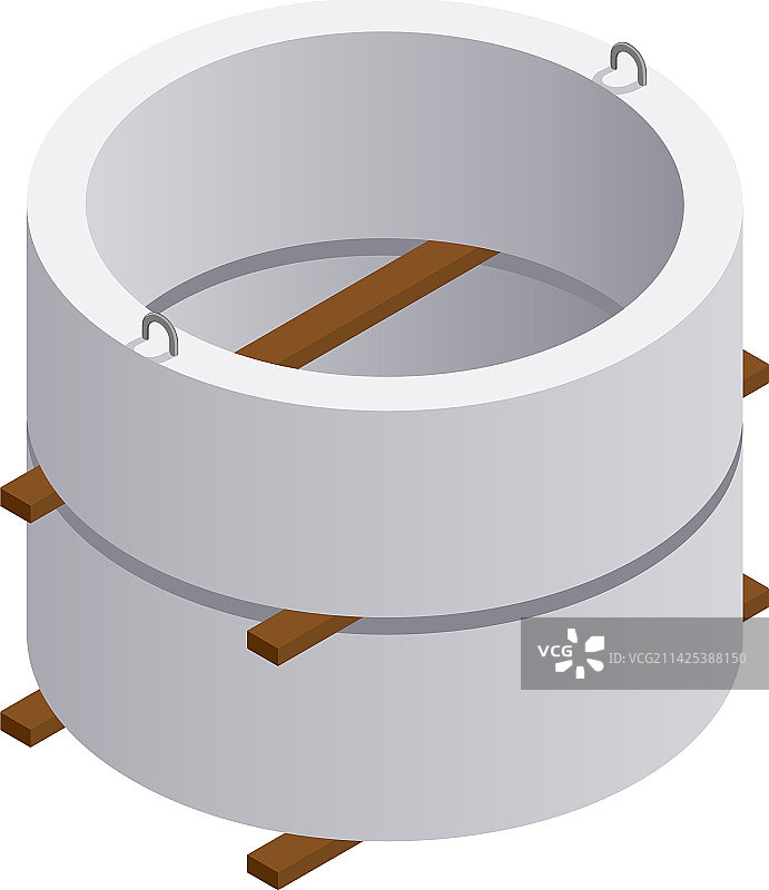 混凝土水泥环组合图片素材