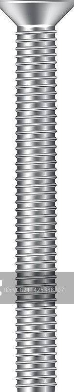 逼真的长螺栓图片素材