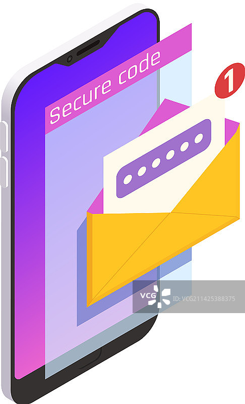 安全代码邮件编写图片素材