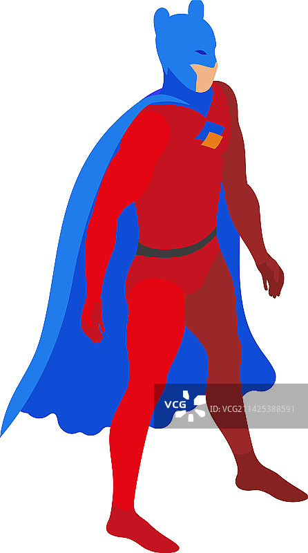 超级英雄蝙蝠2.5D合成图图片素材