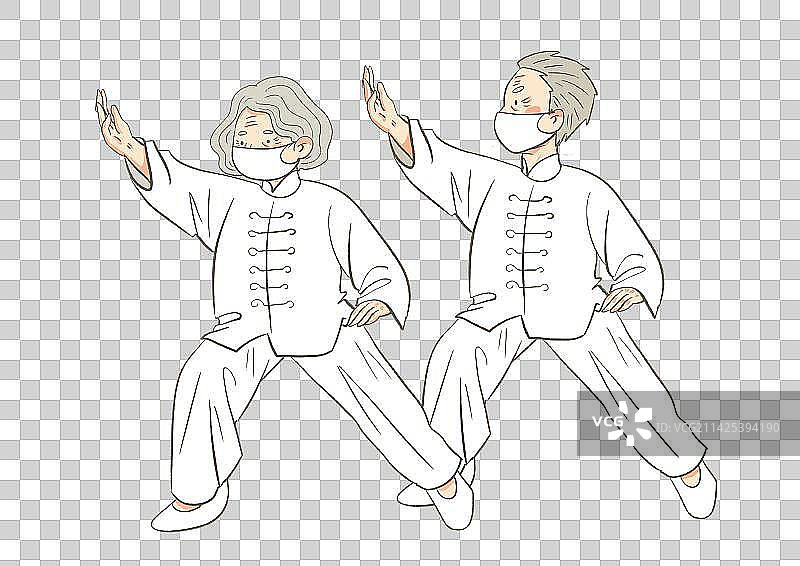 老年人日常注意防护图片素材